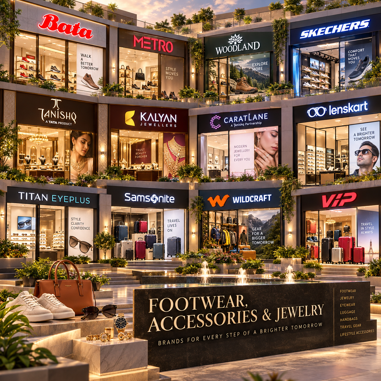 Footwear, Accessories & Jewelry